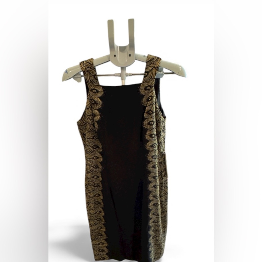 JAYGODFREY Black and Gold Dress